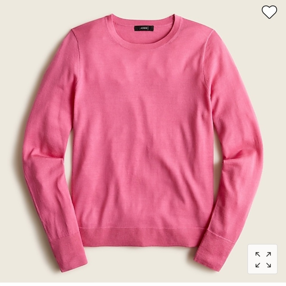 J. Crew Margot Crewneck Sweater merino wool nwt